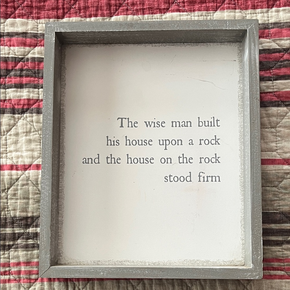 Bible Quote Wall Art Decor